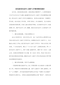 县民政局未成年人保护工作推进情况报告