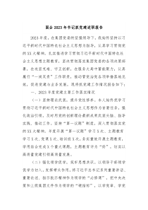 国企20XX年书记抓党建述职报告