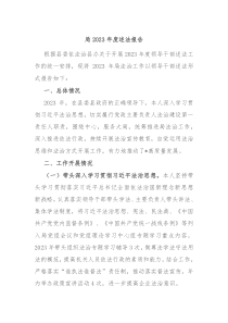 局20XX年度述法报告
