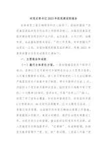 村党支部书记20XX年抓党建述职报告