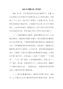 20XX年交警大队工作总结公安