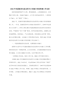 20XX年巩固脱贫攻坚成果与乡村振兴有效衔接工作总结