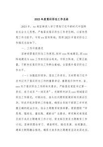 20XX年度意识形态工作总结