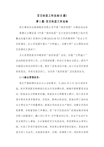 5篇百日攻坚工作总结