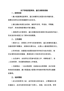 关于学校防登革热、基孔肯雅热预案范文