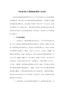 市财政局关于预算绩效管理工作总结