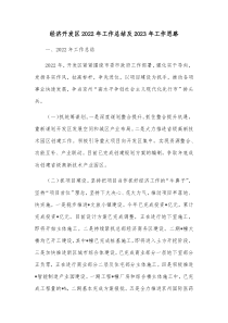 经济开发区20XX年工作总结及20XX年工作思路