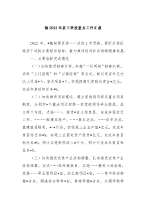 镇20XX年前三季度重点工作总结汇报