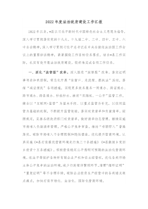 20XX年度法治政府建设工作汇报