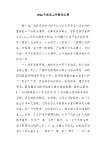 20XX年政法工作情况汇报