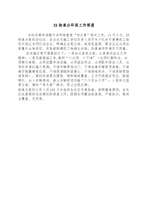 XX街道办环保工作简报