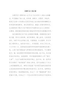 榜样8观后感