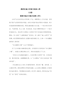 [4篇]最新实施乡村振兴战略心得