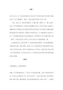 二十大开幕式心得观后感