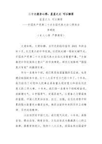 二十大报告心得星星之火可以燎原