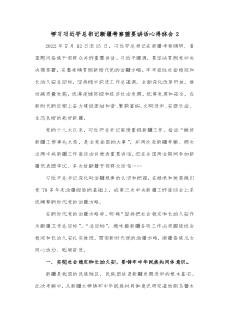 学习习近平总书记新疆考察重要讲话心得体会2