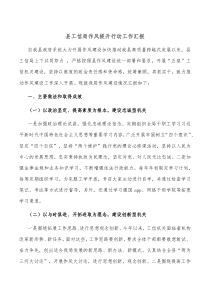 县工信局作风提升行动工作汇报