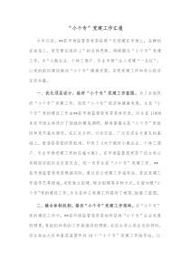 小个专党建工作汇报