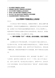 在2025年青年干部座谈会上的交流发言6例