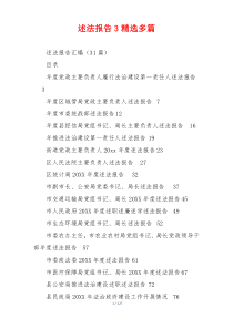 述法报告3精选多篇