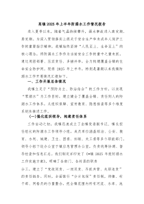某镇2025年上半年防溺水工作情况报告