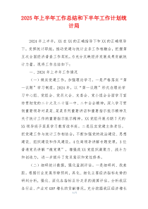 2025年上半年工作总结和下半年工作计划统计局