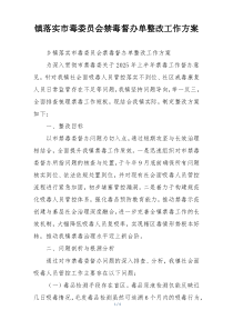 镇落实市毒委员会禁毒督办单整改工作方案