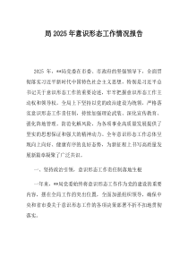 局2025年意识形态工作情况报告