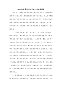 20XX年分局书记抓党建工作述职报告