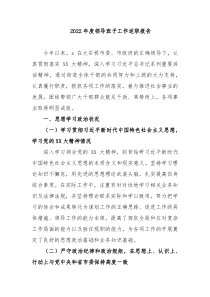 20XX年度领导班子工作述职报告