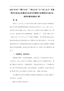 2篇20XX年关于圈子文化码头文化及好人主义思想等党内政治生活庸俗化交易化问题集中治理情况汇报及自查