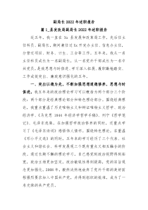 3篇县发改局副局长20XX年述职报告