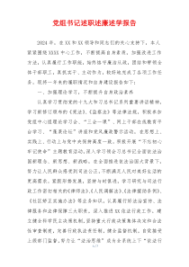 党组书记述职述廉述学报告