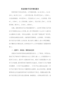 某法院班子运行情况报告