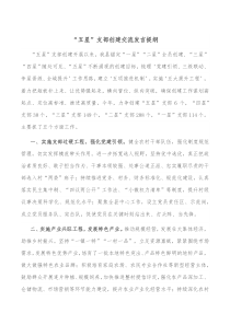 五星支部创建交流发言提纲