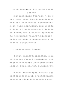 交流发言筑牢依法履职之基鼓足尽责为民之劲领民实施好乡村振兴战略