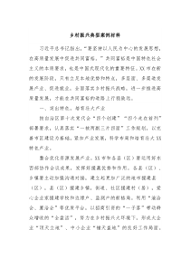 乡村振兴典型案例材料