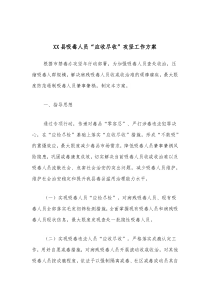 XX县吸毒人员应收尽收攻坚工作方案