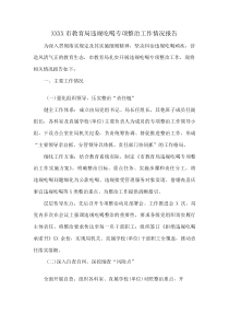 XXXX市教育局违规吃喝专项整治工作情况报告(资料)