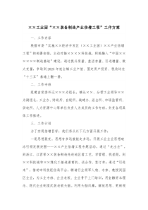 工业园装备制造产业倍增工程工作方案