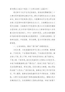 盛会研讨材料青年干部