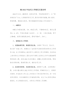 镇20XX年备汛工作情况汇报材料