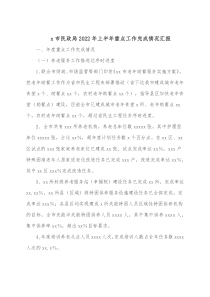 x市民政局20XX年上半年重点工作完成情况汇报