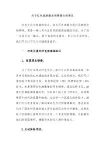 关于红色旅游激发消费潜力的建议