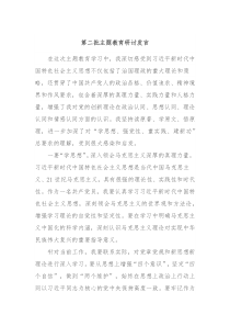 第二批主题教育研讨发言4