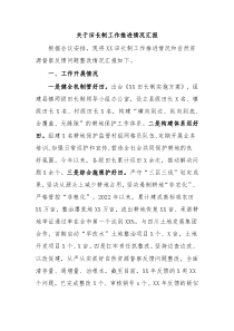 关于田长制工作推进情况汇报