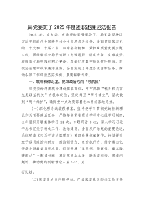 (材料)局党委班子2025年度述职述廉述法报告