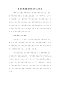 县域共青团基层组织改革试点综述