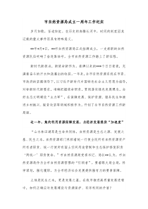 市自然资源局成立一周年工作纪实