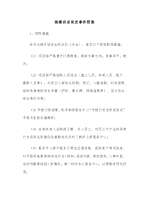 跳楼自杀突发事件预案